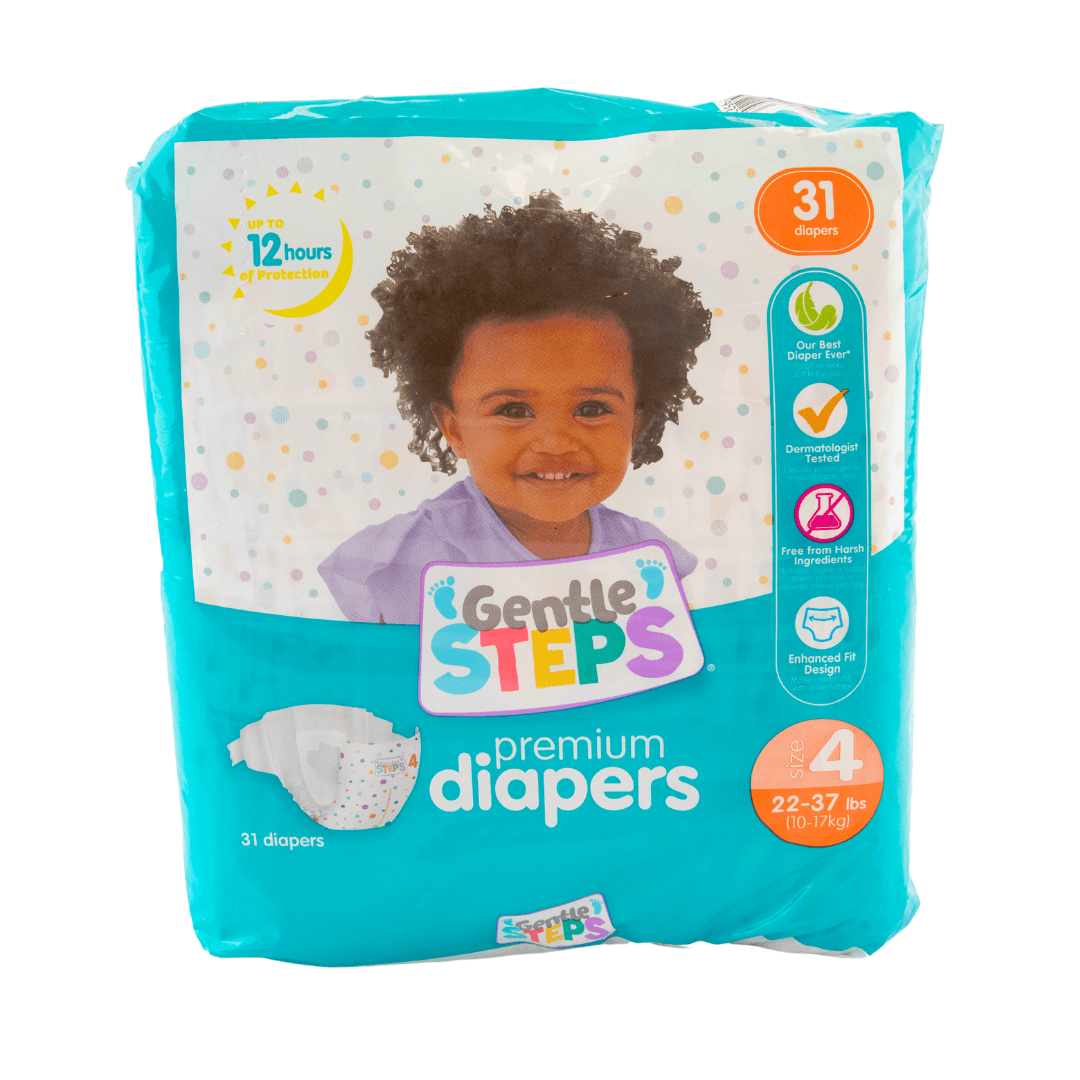 Buy wholesale low price deals on Gentle Steps Diapers Size 4