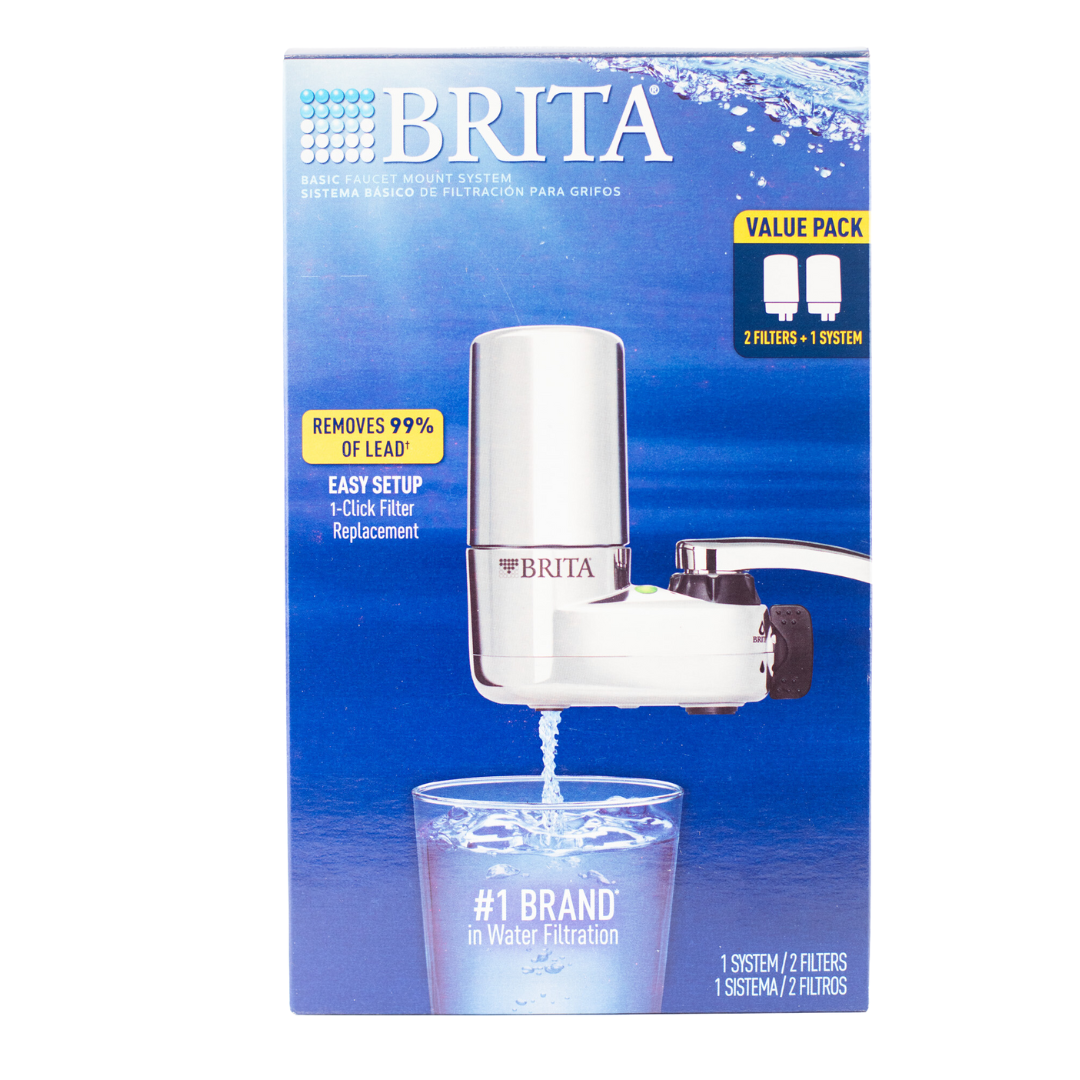 Brita Basic Faucet Mount System Value Pack 4/Case Chrome Wholesale