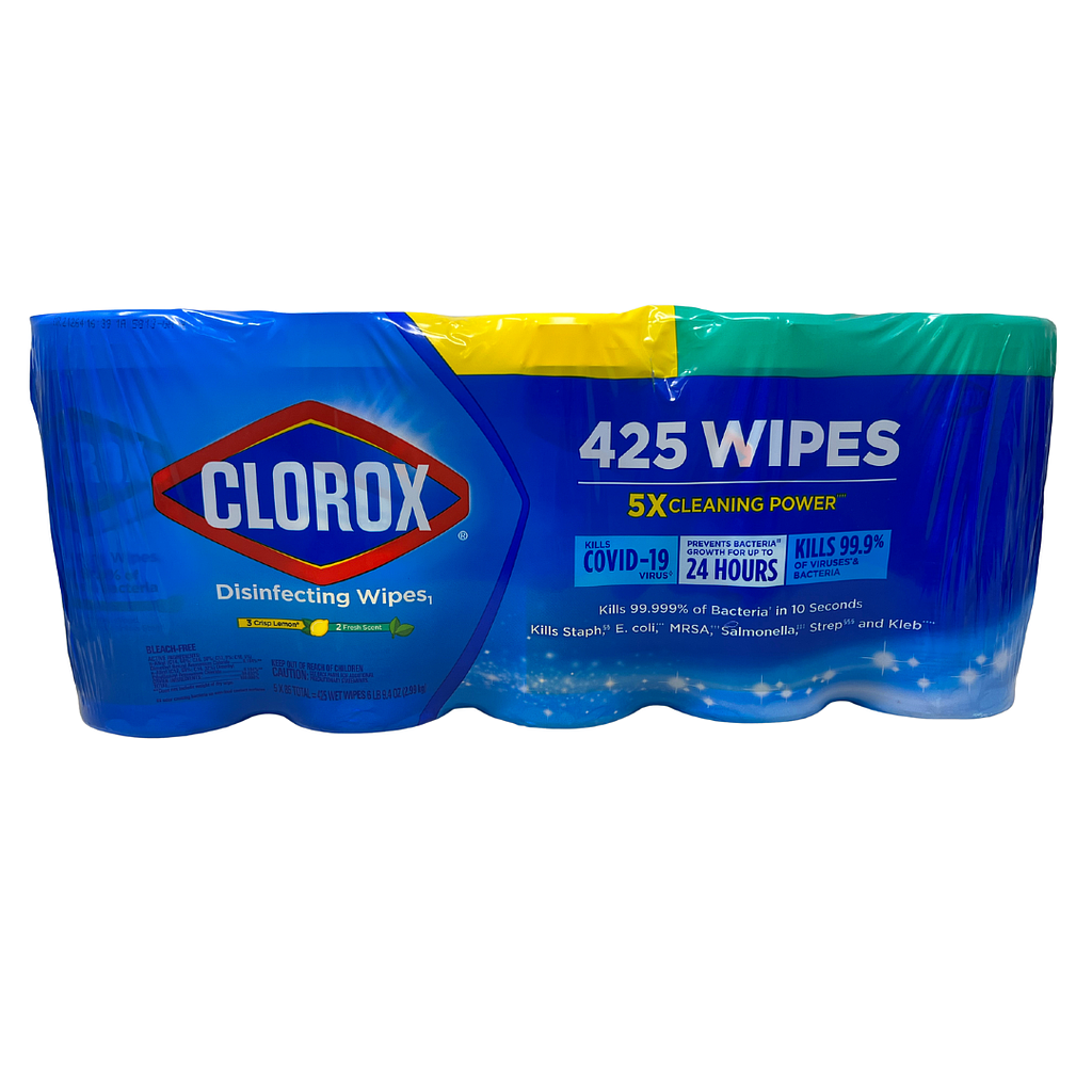Clorox Disinfecting Wipes Multiscent Value Pack 5/85 Ct - Wholesale & Liquidation Experts