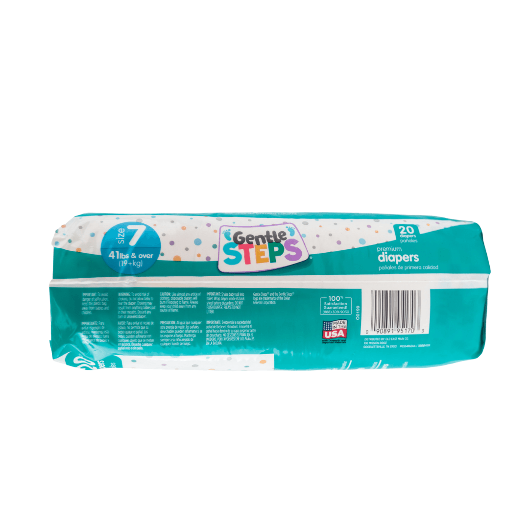 Gentle Steps Diapers 4/20ct Size 7 Wholesale & Liquidation Experts