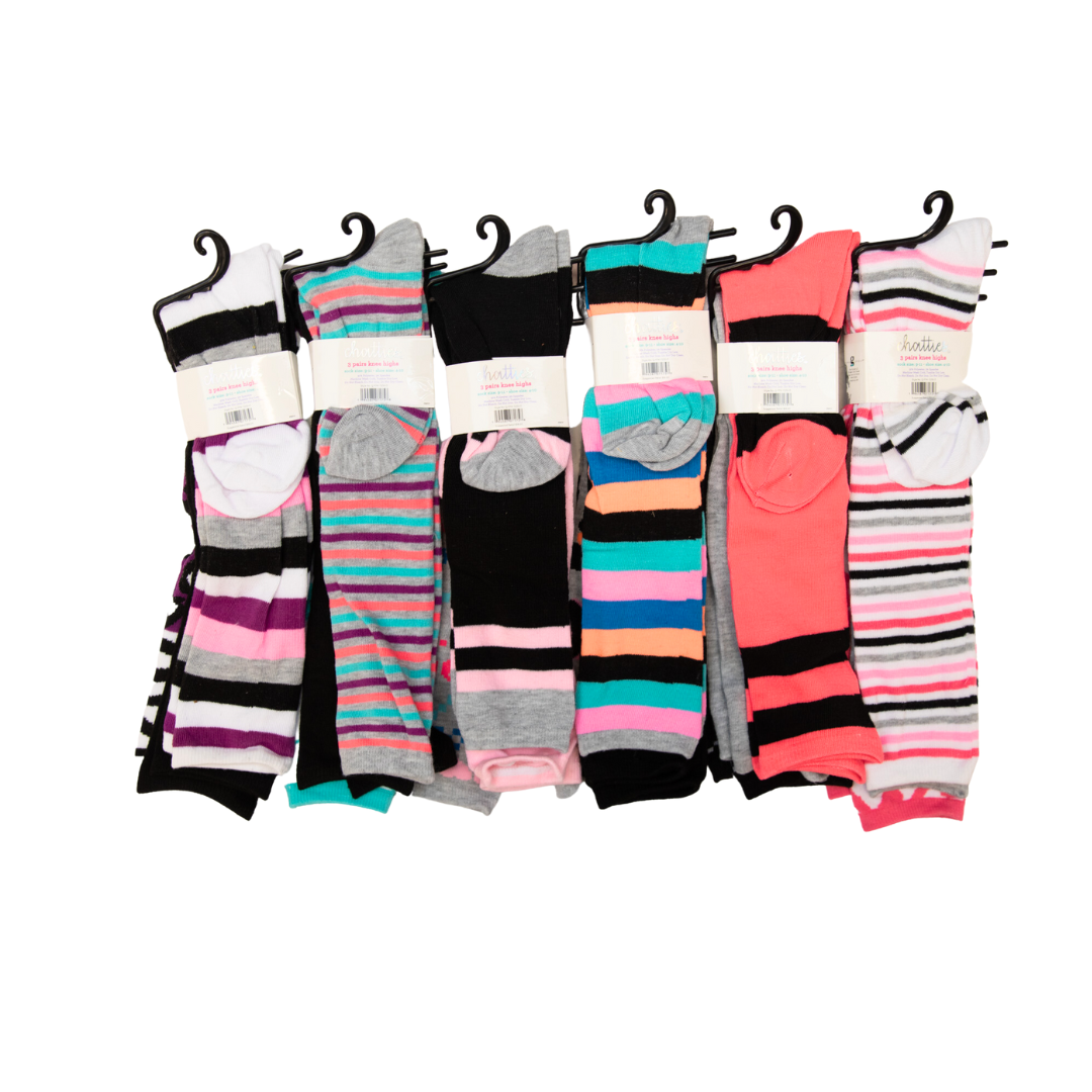 Wholesale Chatties Heart Bow Women s Knee High 60 3pk