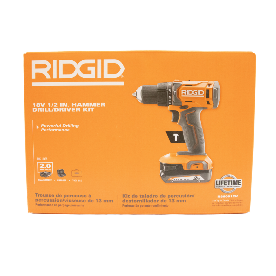 Ridgid 18v drill discount brushless