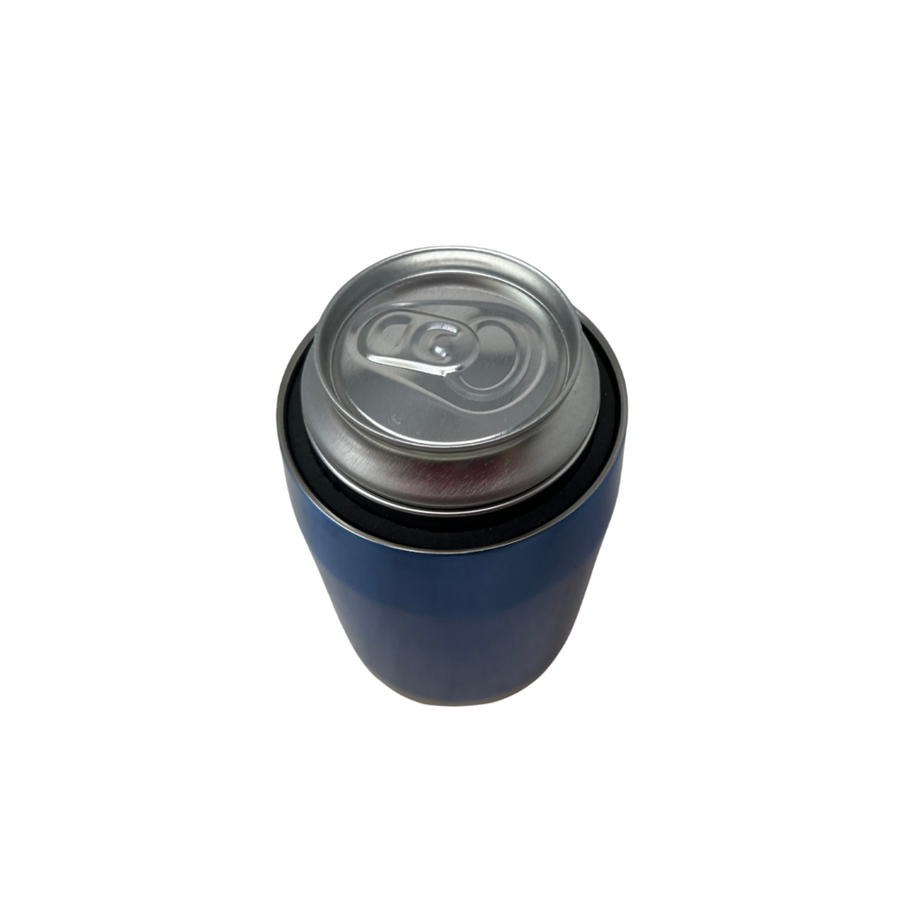 Logo Royal 3 in 1 Can Koozie Double Wall Stainless Steel 14 Oz With 2 Neoprene Sleeves Royal Blue 24/Case - Wholesale & Liquidation Experts