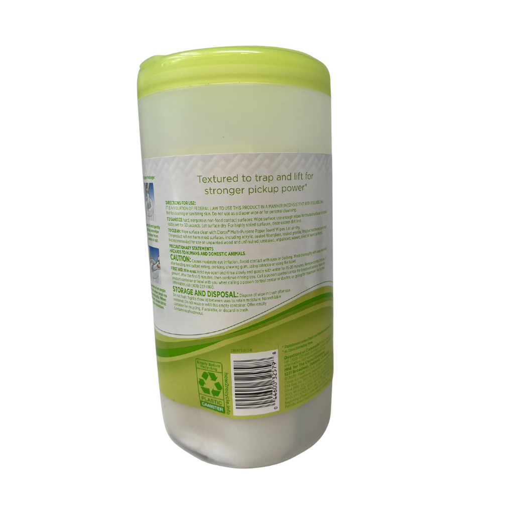 Clorox Multi Purpose Paper Towel Wipes 6/75 Ct  Jasmine - Wholesale & Liquidation Experts
