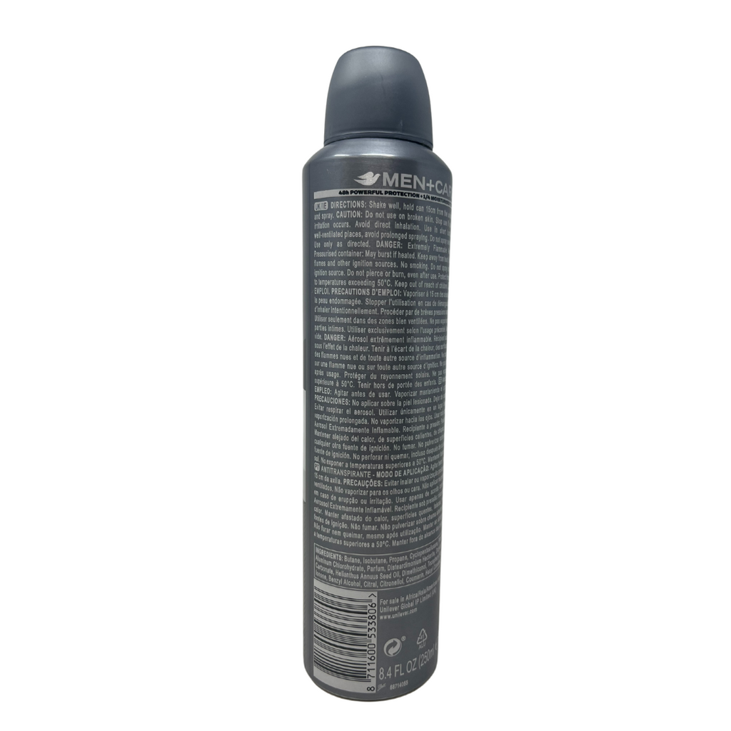 Dove Men's Deodorant Spray 6/8.45oz/250ml Invisible Dry - Wholesale & Liquidation Experts