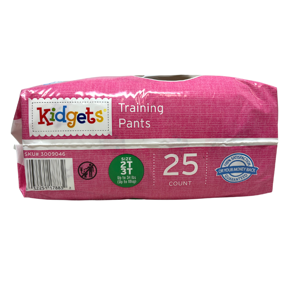 Kidgets 2T-3T Training Pants 4/25ct - Wholesale & Liquidation Experts