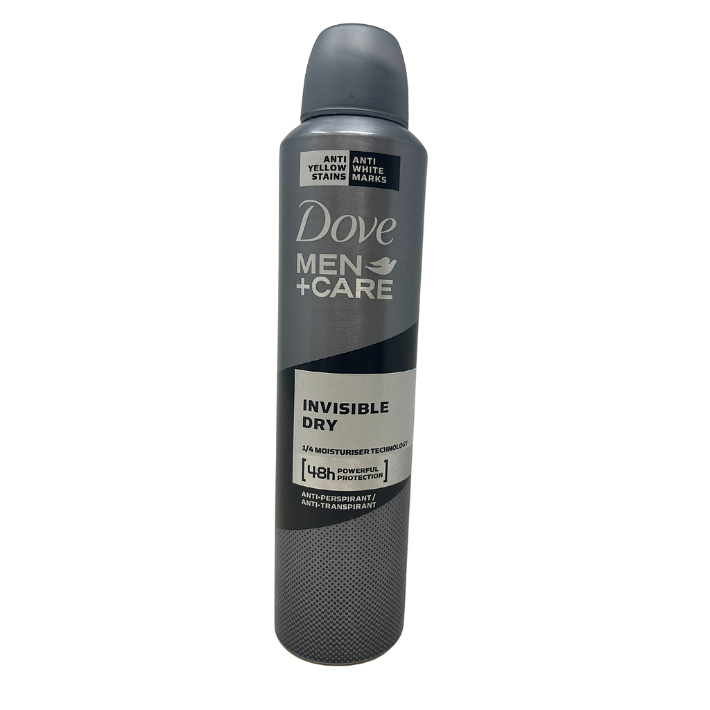 Dove Men's Deodorant Spray 6/8.45oz/250ml Invisible Dry - Wholesale & Liquidation Experts