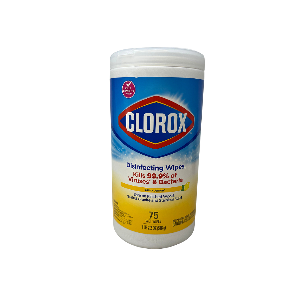 Clorox Disinfecting Wipes 6/75ct Crisp Lemon - Wholesale & Liquidation Experts
