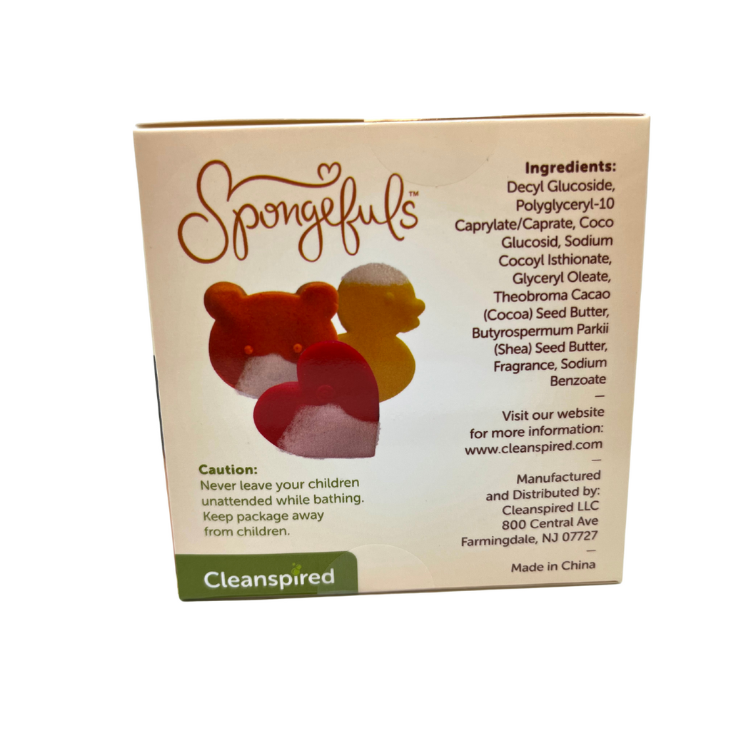 Spongefuls 3pk Gentle Soap Filled Sponges 10/Case Shea & Cocoa Butter - Wholesale & Liquidation Experts