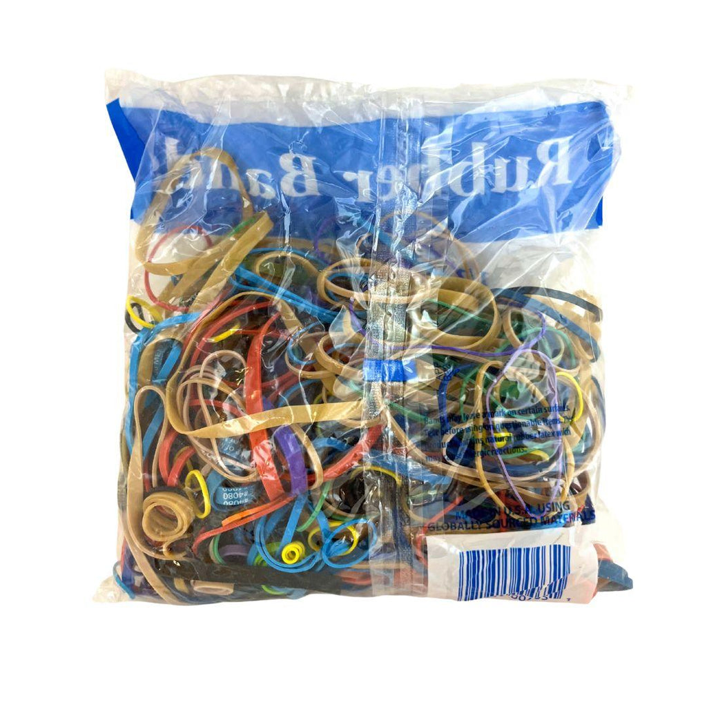 Rubberbands Assorted Sizes 1/2 lb. Bag 48/Case - Wholesale & Liquidation Experts